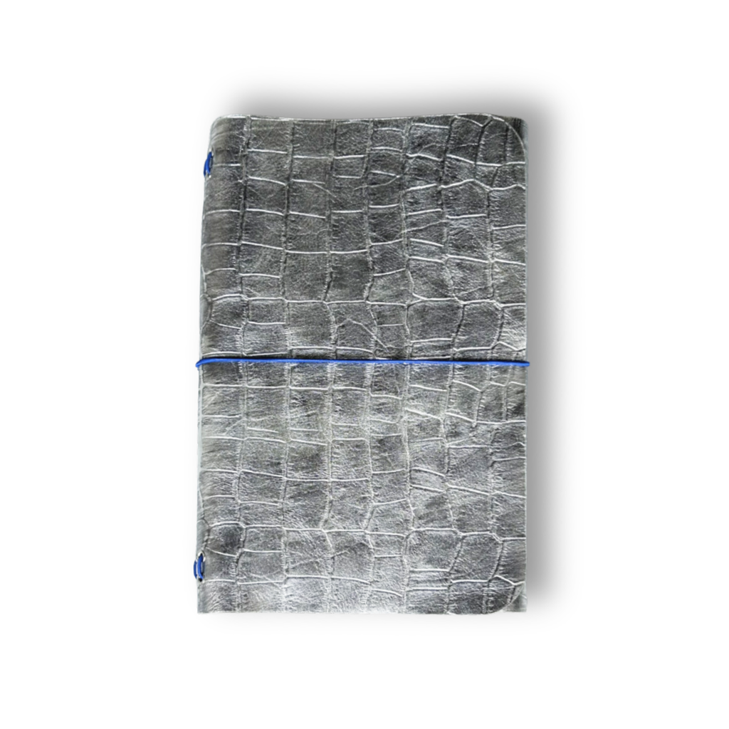 JOURNAL A5 SILVER CROCO