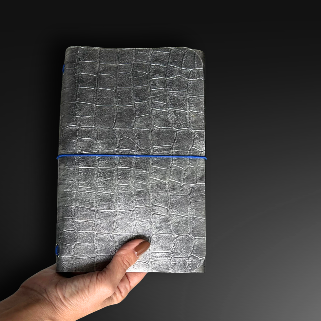 JOURNAL A5 SILVER CROCO